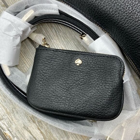Kate Spade Black Rosie Shoulder Bag Crossbody Purse - Picture 6 of 16